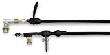 Lokar Midnight Series Stainless Steel Hi-Tech Kickdown Kits XKD-2727HT Automatic Transmission Cable, Hi-Tech, Black Braided Steel, Black Aluminum Fittings, Chrysler, Torqueflite 727, Kit thumbnail 1