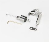 Lokar Transmission Kickdown Brackets SRK-4003 Cable Bracket, Stainless Steel, Polished, Holley, Edelbrock, Carter, Rochester, Each thumbnail 2
