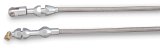 Lokar Hi-Tech Throttle Cables TC-1000TP36 Cable, Braided Stainless, Natural Fittings, 36 in. Long, GM TPI, LT1, LT4, Each thumbnail 1