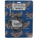 Lokar Midnight Series Throttle Cables XTC-1000HT48 Cable, Series, Black Braided Stainless, Black Fittings, 48 in. Long, Carbureted, Universal, Each thumbnail 2