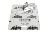 Lokar Throttle Cable Brackets TCB-40HS Brackets, Body Mounting, Stainless Steel, Polished, Holley Sniper EFI Fuel Injection Style, Each thumbnail 2