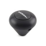 Lokar Case-Mount Automatic Transmission Shifters CM350ANMB Shifter, GM, TH350, 23 in. Chrome Double Bend Stick, Black Anodized Mushroom Knob, Each thumbnail 4