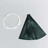Lokar Shifter Boot Sets 70-BHRB Boot, Round, Black, Naugahyde, Polished Aluminum Trim Ring, Each thumbnail 4