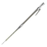 Lokar Flexible and Machined Engine Dipsticks ED-5001 Oil Dipstick, Flexible, Passenger Side Block Entry, Billet Aluminum, Brite Anodized, Chevy, Small Block, Each thumbnail 5