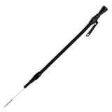 Lokar Midnight Series Flexible Engine Dipsticks XED-5006 Oil Dipstick, Flexible, Oil Pan Entry, Billet Aluminum, Black Anodized, Chevy, Big Block, 502, Each thumbnail 1