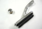 Lokar Drive-by-Wire Electronic Throttle Control Pedal Assemblies DBW-6012 Pedal, Aluminum/Rubber, Brushed, Firewall Mount, Drive By Wire, Universal, Each thumbnail 2