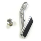 Lokar Drive-by-Wire Electronic Throttle Control Pedal Assemblies DBW-6012 Pedal, Aluminum/Rubber, Brushed, Firewall Mount, Drive By Wire, Universal, Each thumbnail 4
