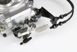 Lokar Throttle Cable Brackets XTCB-40HS Bracket, Kickdown Lever, Holley Sniper 1 EFI, Stainless Steel, Black, Each thumbnail 1