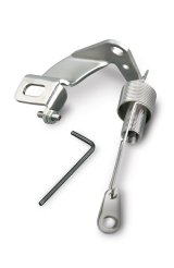 Lokar Throttle Cable Brackets SRK-4000 Bracket, Stainless Steel, Polished, Holley, Edelbrock, Carter, Rochester, Kit thumbnail 2