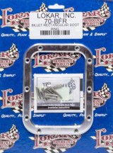 Lokar Shifter Boot Rings 70-BFR Retaining Ring, Billet Aluminum, Satin, Rectangular, 6.75 in. x 5.25 in., Trim Ring Only, Each thumbnail 4