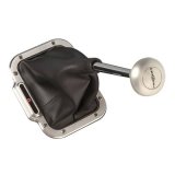 Lokar LED Shifter Boot Indicators CINB-1764 Shift Indicator, Vertical LED, Brushed Billet Aluminum, Black Boot, No Sensor Kit, Ford, GM, Mopar, Each thumbnail 2