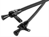 Lokar Midnight Series Flexible Braided Stainless Transmission Dipsticks XTD-3400TM Dipstick, Steel, Black, Buick, Chevy, Oldsmobile, Pontiac, TH400, Each thumbnail 1