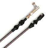 Lokar Vintage Series Throttle Cables VS-1005 Cable, Series, Black w/ Red Tracer, Black Fittings, 24 in. Long, Carbureted, Universal, Each thumbnail 2