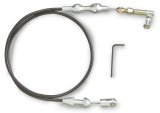 Lokar Hi-Tech Throttle Cables TC-1000U Cable, Black Vinyl, Natural Fittings, 24 in. Long, Carbureted, Universal, Each thumbnail 2