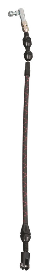 Lokar Vintage Series Throttle Cables VS-100LS1548 Cable, Series, Black w/ Red Tracer, Black Fittings, 48 in. Long, GM LS, 350 Ram Jet, Each thumbnail 3