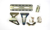 Lokar Case-Mount Automatic Transmission Shifters CM700ANMB Shifter, GM, 700R4, 23 in. Double Bend Chrome Stick, Black Anodized Mushroom Knob, Each thumbnail 7