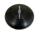 Lokar Case-Mount Automatic Transmission Shifters CM700ANMB Shifter, GM, 700R4, 23 in. Double Bend Chrome Stick, Black Anodized Mushroom Knob, Each thumbnail 8