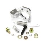 Lokar Throttle Cable Brackets TCB-40HS2 Bracket, Kickdown Lever, Sniper 2, Aluminum, Bright Billet, Each thumbnail 1