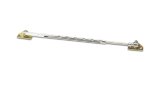 Lokar Adjustable Level Self-Locking Hood Prop 0401024 Rod, Universal, 6-Position, Polished Aluminum, Stainless Steel, Each thumbnail 1