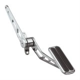 Lokar Steel Throttle Assemblies SG-6007 Pedal, Steel, Chrome, Firewall Mount, Rubber Insert, Universal, Each thumbnail 1