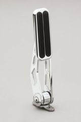 Lokar Steel Throttle Assemblies SG-6007 Pedal, Steel, Chrome, Firewall Mount, Rubber Insert, Universal, Each thumbnail 2