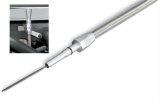Lokar Flexible and Machined Engine Dipsticks ED-5019 Oil Dipstick, Flexible, Passenger Side Block Entry, Billet Aluminum, Brite Anodized, Chevy, Small Block, LS, Truck, Each thumbnail 2