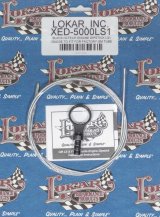 Lokar Midnight Series Direct Mount Engine Dipsticks XED-5000LS1 Oil Dipstick, Mount, Passenger Side Block Entry, Billet Aluminum, Black Anodized, Chevy, Small Block, LS, Each thumbnail 3