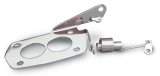 Lokar Tri-Power Throttle Cable Bracket and Spring Kits TRP-4003 Bracket, Carburetor Base Mounting, Stainless Steel, Polished, Rochester, Tri-Power, Each thumbnail 2