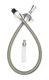 Lokar Hi-Tech Flexible Braided Stainless Transmission Dipsticks TD-3727FM Dipstick, Steel, Natural, Firewall Mount, Torqueflite 727, Each thumbnail 1