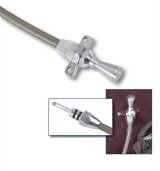Lokar Hi-Tech Flexible Braided Stainless Transmission Dipsticks TD-3727FM Dipstick, Steel, Natural, Firewall Mount, Torqueflite 727, Each thumbnail 2