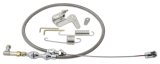 Lokar Duo-Pak Throttle Cables DP-1000HT Cable, Braided Stainless, Natural Fittings, 24 in. Long, Carbureted, Universal, Kit thumbnail 2