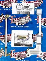 Lokar Throttle Cable Brackets TCB-40DQ1 DUAL QUAD BRKT W/PROGRESSIVE LINK thumbnail 3