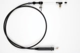 Lokar Midnight Series Stainless Steel Hi-Tech Kickdown Kits XKD-2350HT Automatic Transmission Cable, Hi-Tech, Black Braided Steel, Black Aluminum Fittings, GM, TH350, Kit thumbnail 1