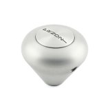 Lokar Floor Mount Automatic Transmission Shifters FM350CM Shifter, GM, TH350, 12 in. Single Bend Chrome Stick, Original Brushed Mushroom Knob, Each thumbnail 3