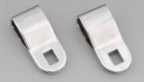 Lokar Parking Brake Cable Clevis Kits EC-80CC Kit, Corvette, Steel, Chrome, Pair thumbnail 2