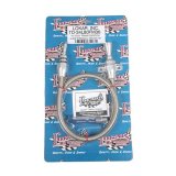 Lokar Hi-Tech Flexible Braided Stainless Transmission Dipsticks TD-34L80FM36 Dipstick, Steel, Natural, Firewall Mount, 36 in. Length, 4L80E, Each thumbnail 2