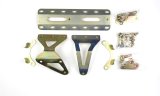 Lokar Case-Mount Automatic Transmission Shifters CM4L60EBM Shifter, GM, 4L60E, 16 in. Single Bend Chrome Stick, Original Brushed Mushroom Knob, Each thumbnail 6