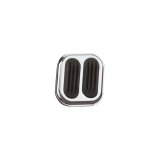 Lokar Steel Dimmer Switch Covers SG-6009 Pedal Pad, Switch, Chromed with Rubber Inserts, Automatic, Manual Transmission, Each thumbnail 2