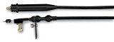 Lokar Midnight Series Stainless Steel Hi-Tech Kickdown Kits XKD-2700HT Automatic Transmission Cable, Hi-Tech, Black Braided Steel, Black Aluminum Fittings, GM, 700R4, Kit thumbnail 1