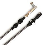 Lokar Vintage Series Throttle Cables VS-1004 Cable, Series, Black w/ Blue Tracer, Black Fittings, 24 in. Long, Carbureted, Universal, Each thumbnail 2