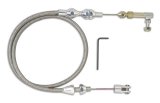 Lokar Hi-Tech Throttle Cables TCP-1000HT Cable, Braided Stainless, Polished Fittings, 24 in. Long, Carbureted, Universal, Each thumbnail 1