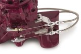 Lokar Hi-Tech Throttle Cables TCP-1000HT Cable, Braided Stainless, Polished Fittings, 24 in. Long, Carbureted, Universal, Each thumbnail 2