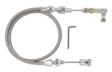 Lokar Hi-Tech Throttle Cables TCP-1000HT Cable, Braided Stainless, Polished Fittings, 24 in. Long, Carbureted, Universal, Each thumbnail 3