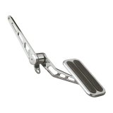 Lokar Steel Throttle Assemblies SG-6016 Gas Pedal Assembly, Spring Loaded, XL Series, Chromed w/Rubber Inserts thumbnail 3