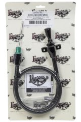 Lokar Hi-Tech Flexible Braided Stainless Transmission Dipsticks XTD-36L80FM36 Dipstick, Steel, Firewall Mount, Black Tube, Chevy, GMC, 6L80E, 6L90E, Each thumbnail 3