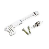 Lokar Throttle Cable Brackets TCB-40HS1 Bracket, Kickdown Lever, Sniper 1, Stainless Steel, Bright Billet, Each thumbnail 3