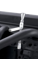 Lokar Flexible and Machined Engine Dipsticks ED-5002 Oil Dipstick, Flexible, Braided Stainless Steel Tube, Driver Side Block Entry, Billet Aluminum, Brite Anodized, Chevy, Small Block, Each thumbnail 2
