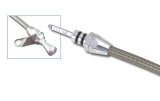 Lokar Hi-Tech Flexible Braided Stainless Transmission Dipsticks TD-3350TM Dipstick, Steel, Natural, Mount, TH350, Each thumbnail 1
