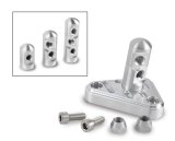 Lokar Throttle Cable Brackets TCB-40TP2 Bracket, Billet Aluminum, TPI, Double Stud, Each thumbnail 2