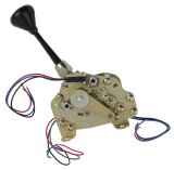 Lokar Electronic Sport Shifters ES6L80FXMB Automatic Shifter, Shifters, Detent, 6.000 in. Straight Black Stick, 3/8-24 in., Black Mushroom Knob, 6L80E, Each thumbnail 1